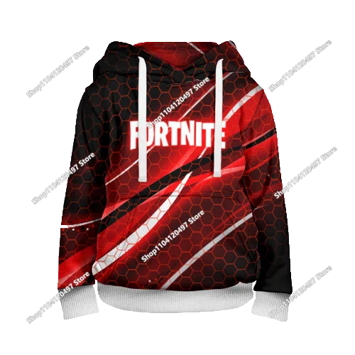Game Fortnite Cosplay Hoodies Children's Adult Unisex Sweatshirt Pullover Hoodies Coat Casual Uniforms Halloween Outfits