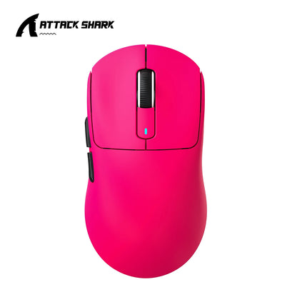 ATTACK SHARK X3 Rato de três modos 1K Hz, X3Pro Rato sem fios Bluetooth 4K Hz leve, PAW3395, velocidade de movimento 650IPS