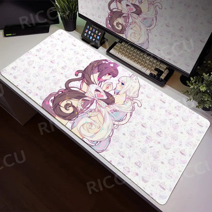 Nekopara XXL Home HD Computer Computer Desk Mouse Anime Large Mouse Pad Office Laptop Computer Desktop mat Game Accessories Tech