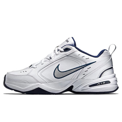 Nike Air Monarch 4 Snow Day Cowhide Leather Casual Cushioned, Slip-Resistant, Durable Low-Top Dad Shoes Unisex Style AV6676-100