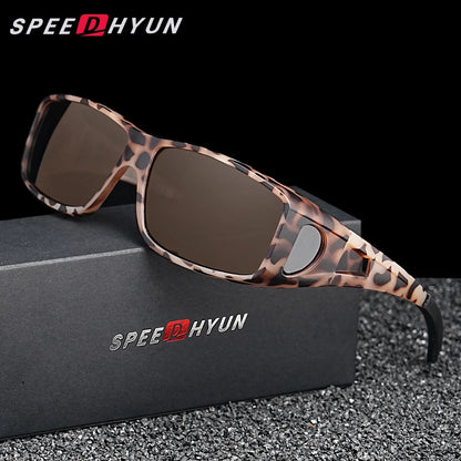 SPEEDHYUN Fit Over Wrap Sunglasses Men Women Anti Glare Night Vision UV400 Protection Driving Sport Protective Glasses Eyewear