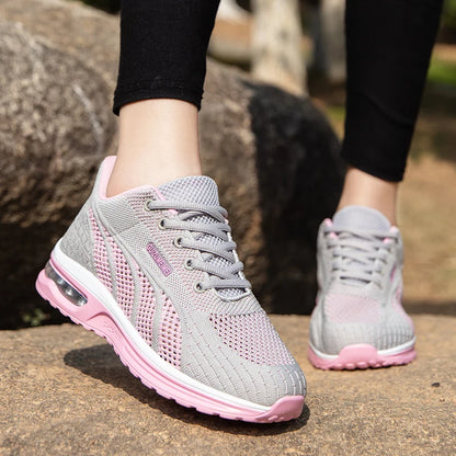 New summer rebound women's sports shoes, lightweight shock-absorbing running shoes, marathon foot protection balance walking shoes