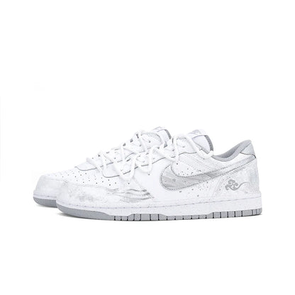 Adidași personalizați Nike Big Cloud Step, vopsiți manual în stil oriental „tie-dye”, cu pungă cadou, unisex