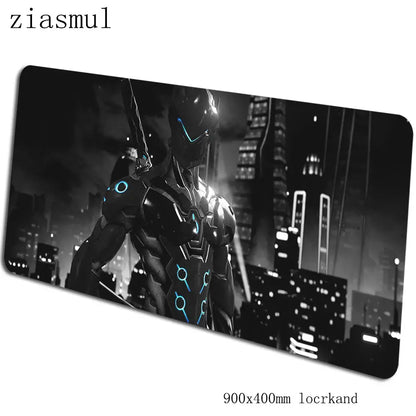 Tappetino per mouse Overwatch 90x40cm, tappetino gaming estetico, splendido tappetino personalizzato per gamer, base per mouse e tastiera PC