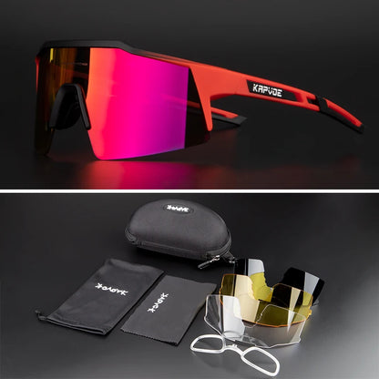 Polarized Cycling Sunglasses Outdoor Bicycle Glasses Men MTB Cycling Glasses Women Road Bike Glasses UV400 Bicycle Sunglasses
