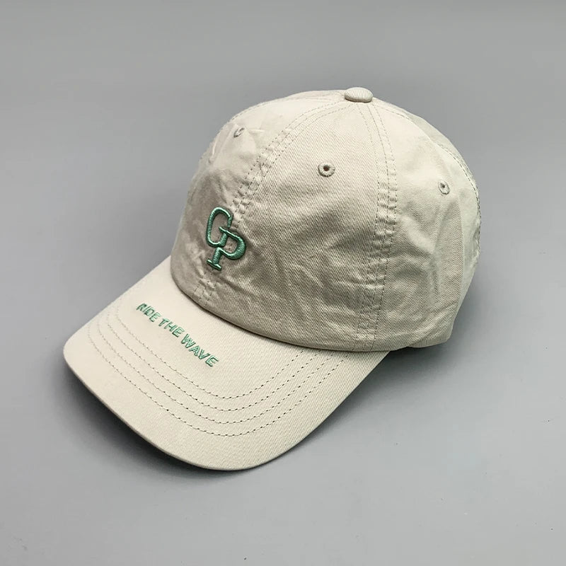High-quality Letter Embroidery Kpop Men Women Baseball Hats Cotton Casual Ins Comfortable Unisex Fashion Sport Streetwear Caps