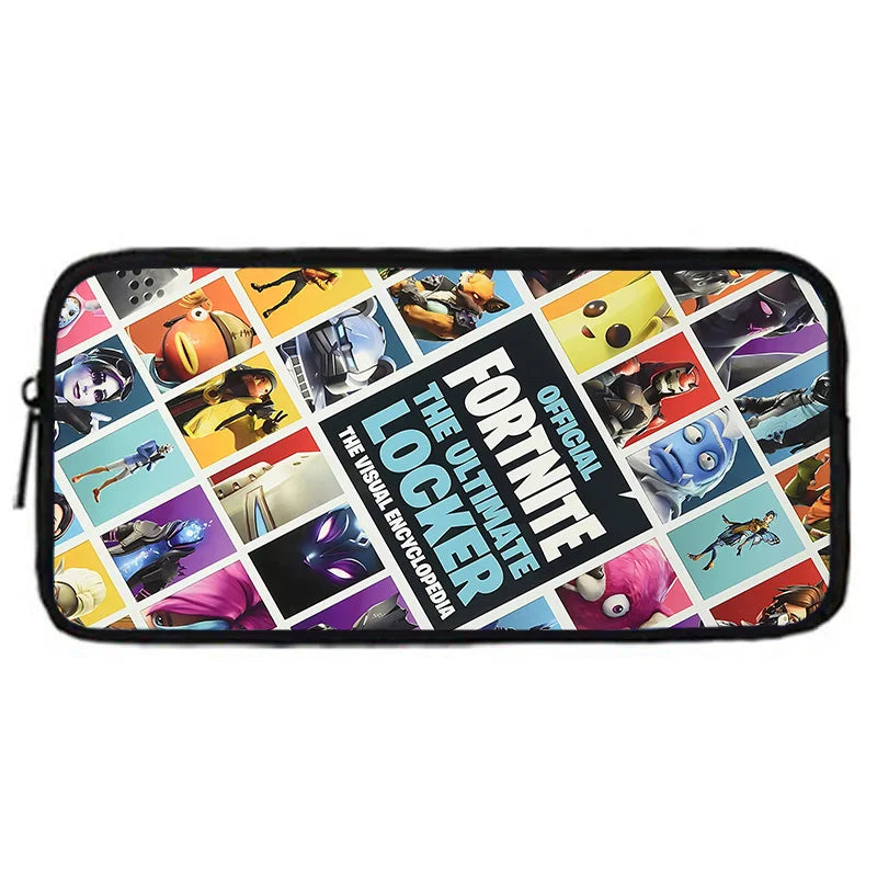Hot Game Design Child Backpacks Shoulder Bag Pencil Case Fortnite Pupil Large Capacity School Bags for Boys Girls Best Gift