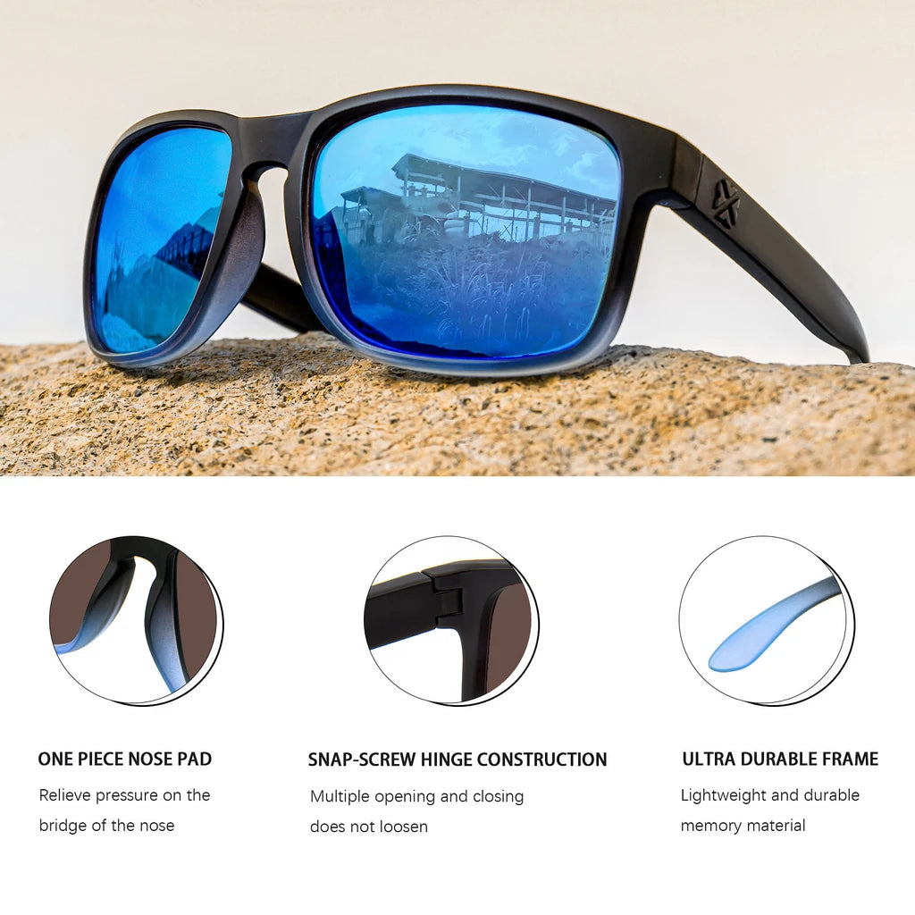 MAXJULI Polarized Sunglasses for Men and Women, Driving Cycling Running UV400 Protection Sun Glasses 8120