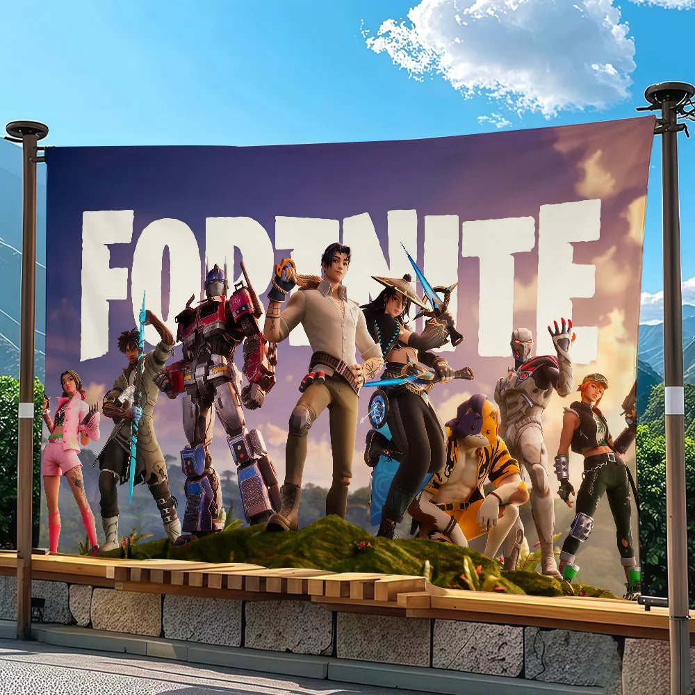 Adventure game F-FORTNITE Flag Suitable For Party Club Outdoor Interior Wall Art Decoration Banner Gift