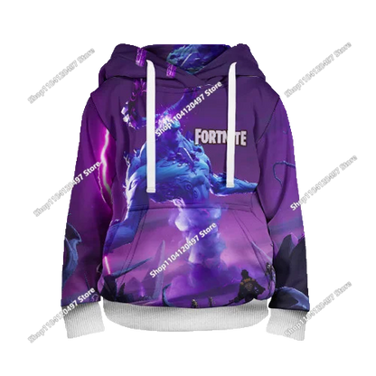 Game Fortnite Cosplay Hoodies Children's Adult Unisex Sweatshirt Pullover Hoodies Coat Casual Uniforms Halloween Outfits