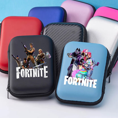 Nova Bolsa de Arrumação Fortnite Multifuncional para Cabos de Dados, Carregadores e Auriculares, Bolsa Protetora de Viagem, Presente de Aniversário para Crianças