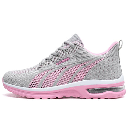 New summer rebound women's sports shoes, lightweight shock-absorbing running shoes, marathon foot protection balance walking shoes