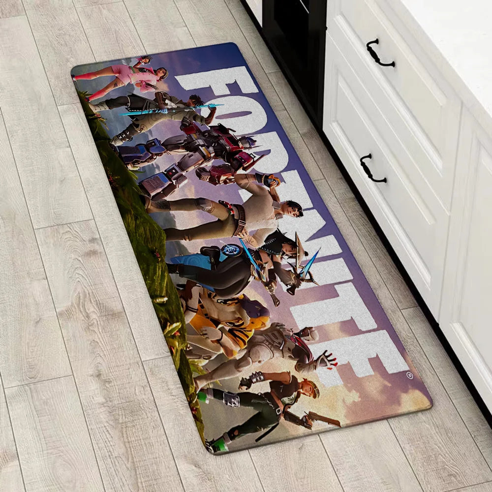 Entrance Front Door Doormat For Fortnite Game Non-slip Kitchen Rug Living Room Rugs Balcony Bathroom Foot Mat Floor Mats Carpet