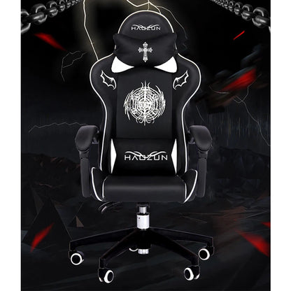 Gaming Chair Ergonomic Reclining Computer Chair with Footrest, 360° Swivel Gamer Chair, Adjustable Office Chair for Home, Gaming Room & Office