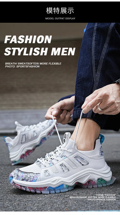 2023 new Shoes For men Sneakers Male casual Mens Shoes tenis Luxury shoes Trainer Race Breathable Shoes fashion loafers running