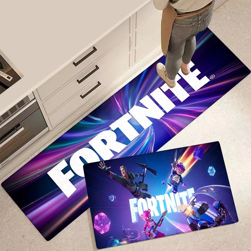 Game Fortnite Entrance Front Door Doormat Non-slip Kitchen Rug Living Room Rugs Balcony Bathroom Foot Mat Floor Mats Carpet
