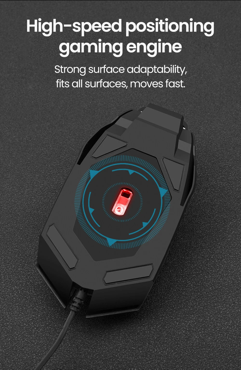 RGB Wired BackLight Mute USB Mice USB Wired Gaming Mouse for Desktop PC Notebook Computer Home Office LED Luminous 1600DPI