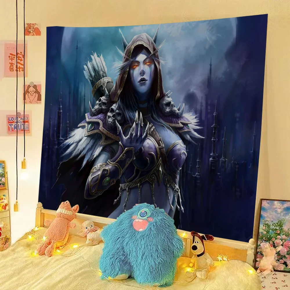 Game World of Warcraft Colorful Flag Wall Hanging Bohemian Wall Banner Mandala Indoor Art Decor
