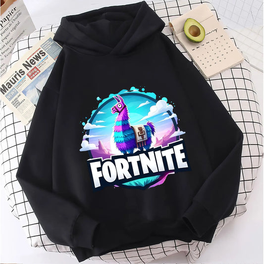 New Fortnite Kids Sweatshirts Cartoon Game Character Printed Hoodie Autumn Casual Children’s Tops Winter Baby Boys Clothing