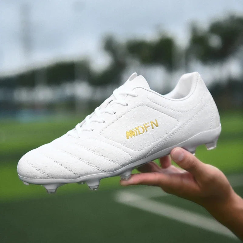 New Men's Football Boots Match Professional Sneakers Non-slip Soccer Shoes Outdoor Drop Shipping Unisex Training Sport Futsal
