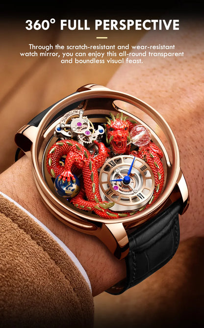 PINDU Design 2025 NEW Men's Watch Diamond Tourbillion Top Brand Luxury Astronomia Quartz Watch Men's Sapphire Glass Waterproof Watch