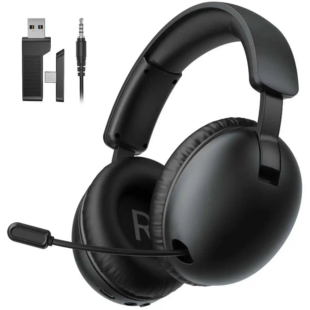 Acincai BL500 Wireless Gaming Headset with Mic for PS5,PS4,PC,Bluetooth Gaming Headphones and microphone