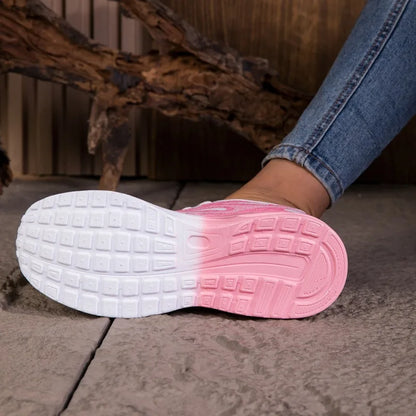 YRZL Women Sneakers Breathable Lightweight Running Shoes Non-Slip Wear-Resistant Comfortable Women's Walking Shoes