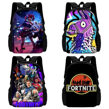 Hot Battle Royale Fortnite Kids Backpacks for Boys and Girls Student Birthday Gift Child School Bags Unisex Camping Durable Rucksack