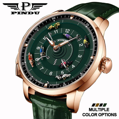 Pindu Horse Gambling Series Men's Full Automatic Mechanical Watch European Racing Roulette Entertainment Design Party Watch