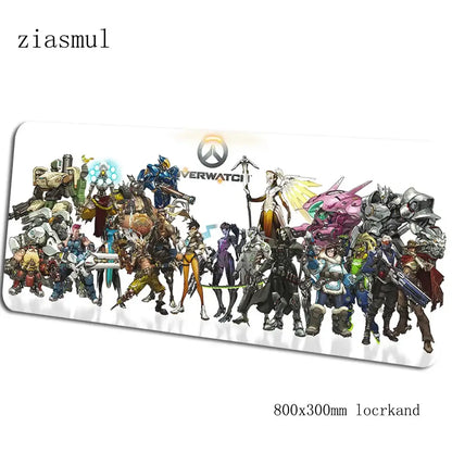 Overwatch Mouse Pad Gamer Aestheticism 800x300x3mm Notebook Mouse Mat Gaming Mousepad Cartoon Pad Mouse PC Desk Padmouse Mats