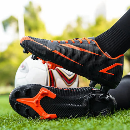 Nouveaux hommes en plein air chaussures de Football crampons pour adultes longues pointes bottes de Football formation chaussures de Sport baskets antidérapant formation unisexe