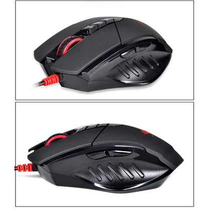 Bloody V7M kabelgebundene Maus RGB leichtes ergonomisches Design 4000dpi PC Büro E-Sports Gaming Makroprogrammierung Maus für CF LOL CS