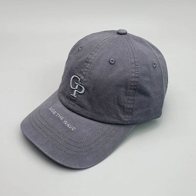 High-quality Letter Embroidery Kpop Men Women Baseball Hats Cotton Casual Ins Comfortable Unisex Fashion Sport Streetwear Caps