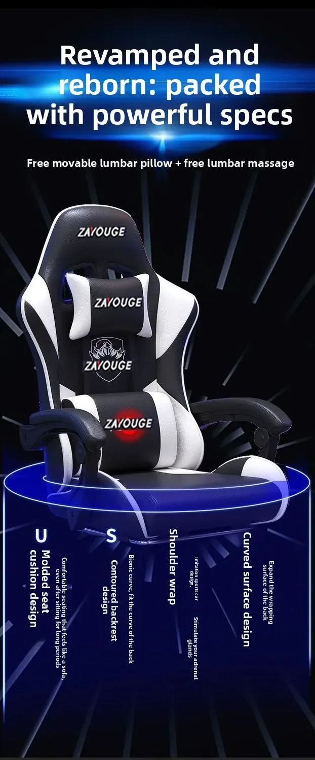 Ergonomischer Gaming-Stuhl fürs Homeoffice, lange Sessions und Streamer – verstellbar, neigbar, leicht und langlebig