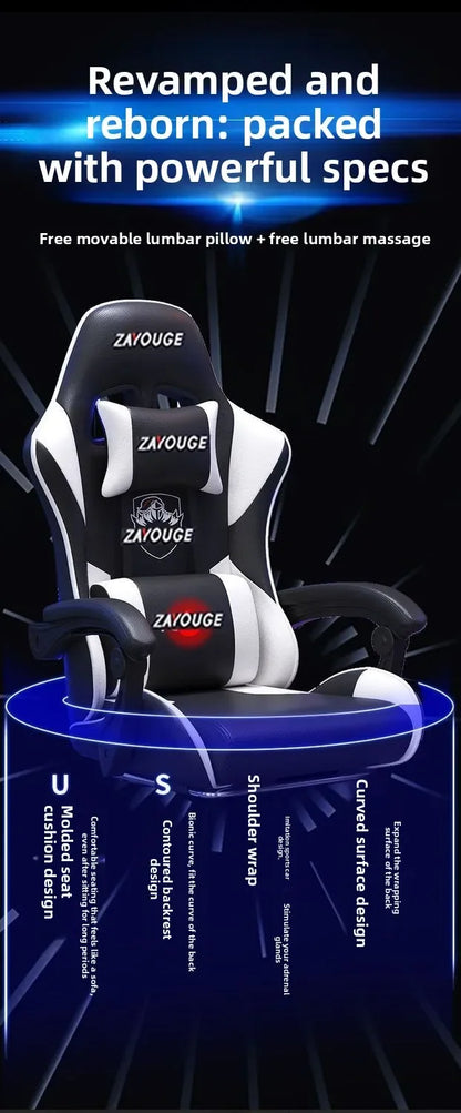 Ergonomischer Gaming-Stuhl fürs Homeoffice, lange Sessions und Streamer – verstellbar, neigbar, leicht und langlebig