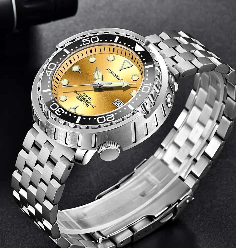2024 Men Watch Outdoor Sports Quartz Watches Men Waterproof Chronograph Wristwatch Mens Military Clock Man Relogio Masculino