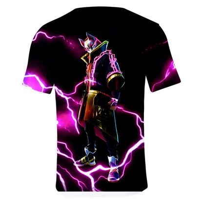 Fortnite Boys Clothes T-Shirt Victory Hero Child Kids T-shirt Battle Royale 3D Girls Short Sleeve Tees T-shirt