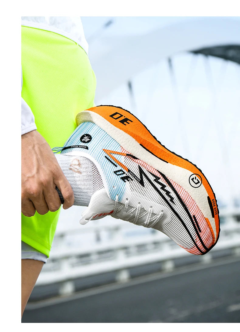 Running Shoes Specialty Men Marathon Sports Carbon Plate Breathable Ultralight Women Comfortable Athletic Cushion Stability Sneakers