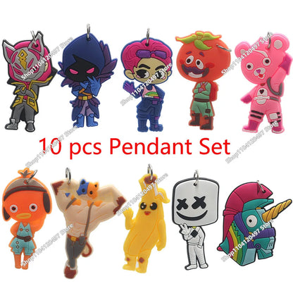 Fortnite Anime Games Figure Model PVC Dolls 8pcs/set Figure Toys Trooper Figurine Anime Collection Kids Fans Birthday Xmas Gifts
