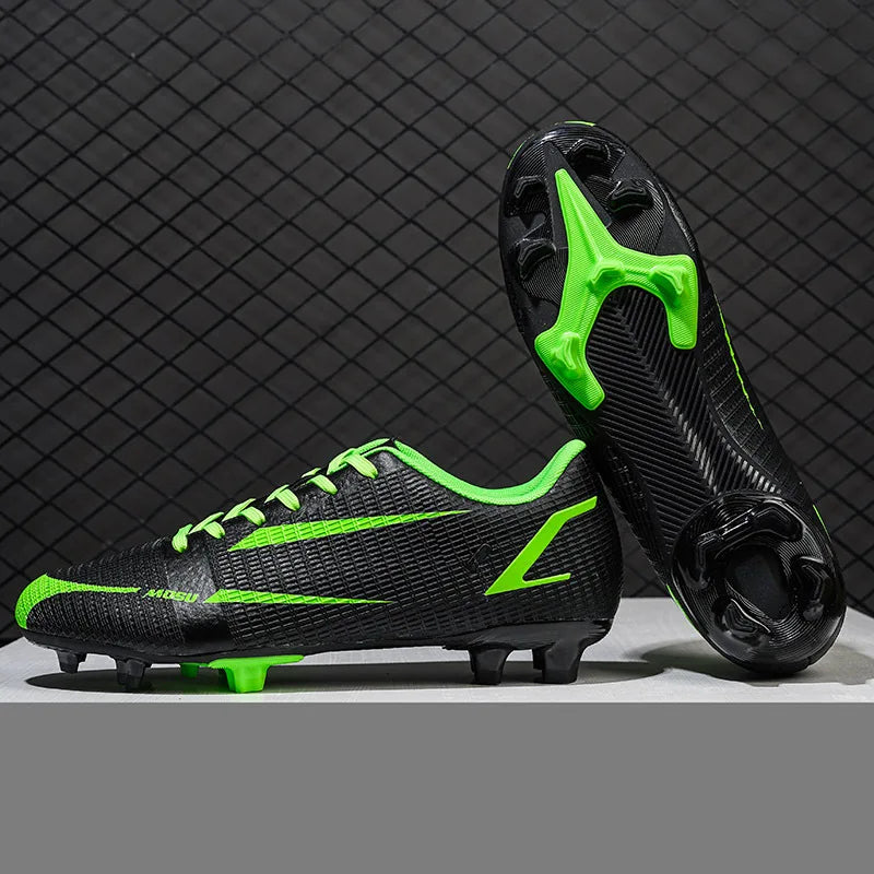 Nouveaux hommes en plein air chaussures de Football crampons pour adultes longues pointes bottes de Football formation chaussures de Sport baskets antidérapant formation unisexe