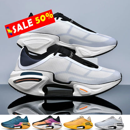 2026 New Men Sports Breathable Lightweight Comfortable Athletic Non-Skid Sneakers Daily Leisure Shopping Walking Marathon Shoes