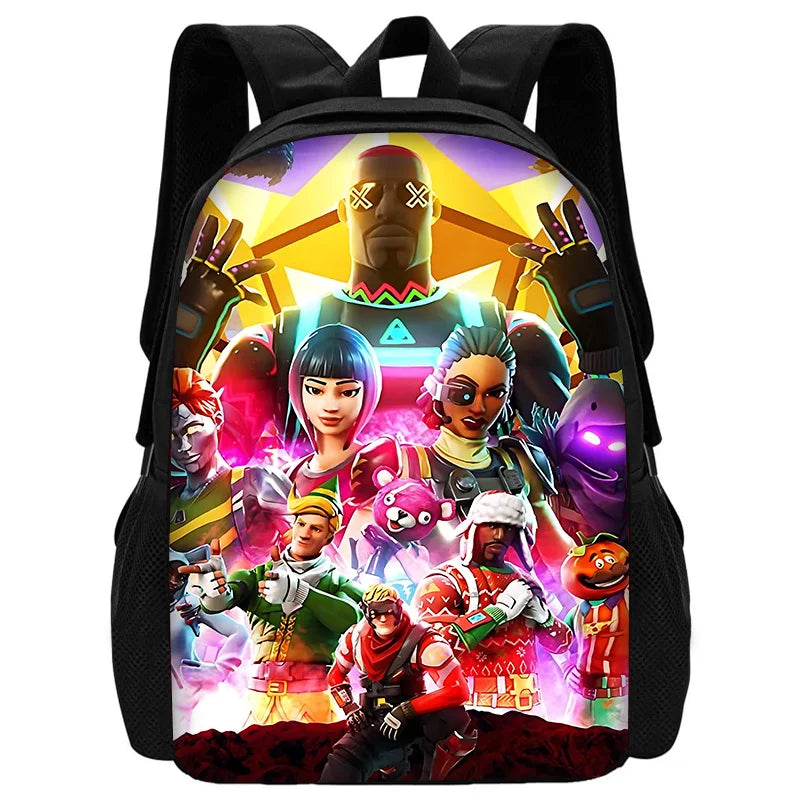 Classic Game Fortnite Kids Backpacks Boys and Girls Student Birthday Gift Child School Bags Unisex Camping Durable Rucksack