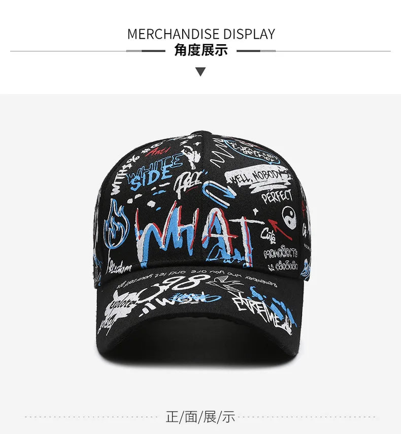 Gorra de béisbol de moda hip hop, gorras trucker con personalidad, gorra snapback de algodón, gorras de sol para actividades al aire libre, gorra deportiva y de ocio