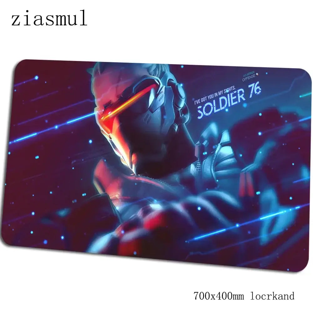 Overwatch mouse pad gamer 700x400x3mm gaming mousepad Colorful notebook desk mat Christmas gifts mouse pad PC gamer mats gamepad