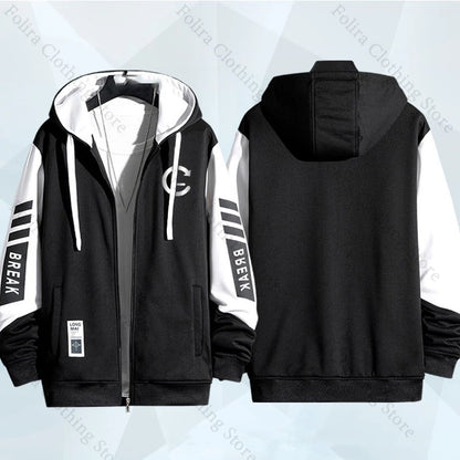 Produit gaming premium Fraquane, Anime Link Click Charles Lucas Same Coat Hoodies Cosplay Costume Sweatshirts Man Hoodie Women Man Clothing Men's Sweatshirts, équipement gamer