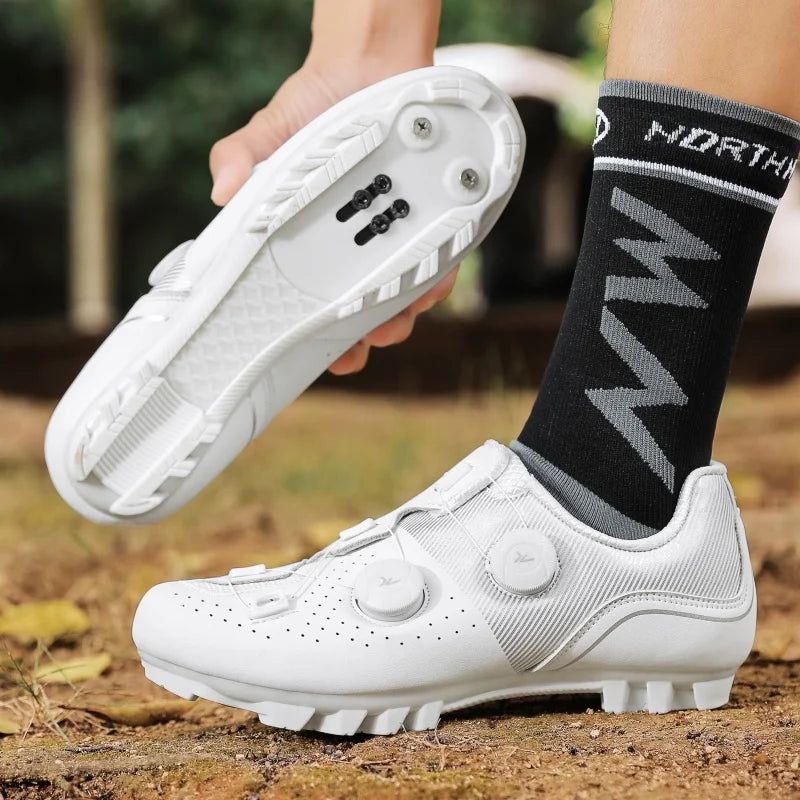 Cycling Shoes Bike Sneakers Cleat Non-Slip Men's Mountain Biking Shoes Bicycle Road Footwear Speed Shoes