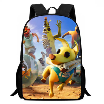 Kids School Backpack Cartoon Fortnite Bags for Girls Boys Durable Lightweight Large Capacity Breathable