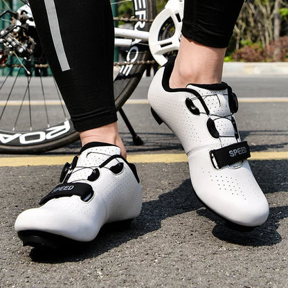 Kerékpáros cipő MTB, országúti, sportos, gyors kerékpáros cipő férfiaknak és nőknek, hegyi versenyzéshez, lapos talpú, SPD, Zapatillas Ciclismo MTB