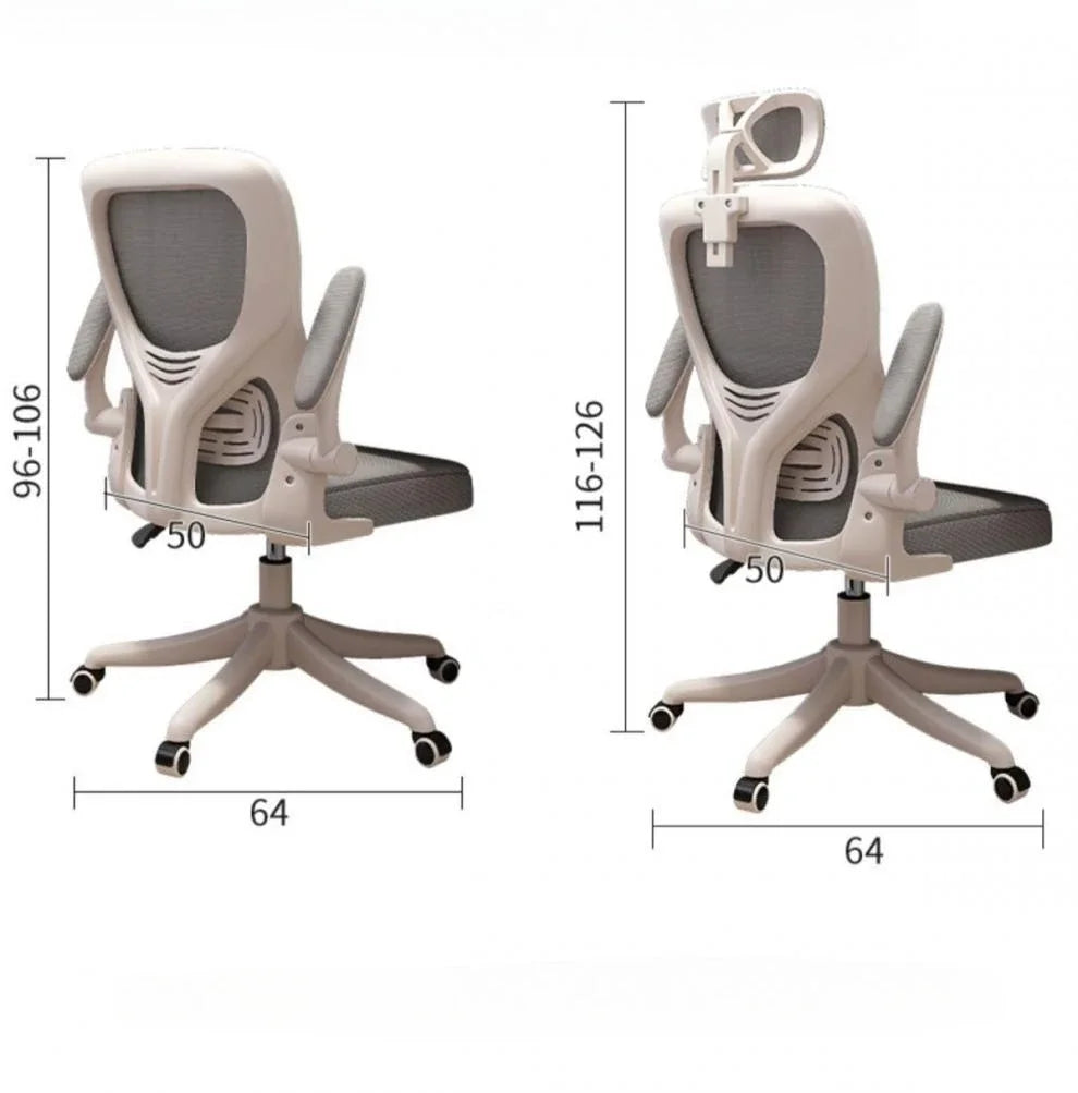 Ergonomic Office Chair with Comfortable Backrest, Computer Desk Chair, Student Study Chair, E-Sports Gaming Chair for Home Office
