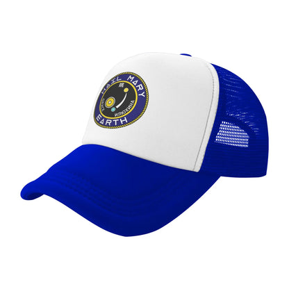 Project Hail Mary Mission Patch Mesh Baseball Cap Adult Hip-Hop Trucker Worker Cap  Adjustable Fishing Hat Washable Trucker Hat